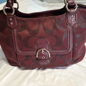 Coach Campbell Signature Metallic Belle Carryall (#F26246)